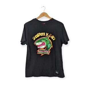 2APM Black Shark Graphic Cotton Short Sleeve T Shirt
